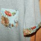 花花Pocket Tee - 灰色